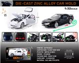 OBL10196447 - 英文1:32合金灯光音效马自达RX-7车模