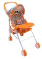 OBL10197939 - 橙色斜躺推车（铁）+可调节餐板+14寸橙色男娃