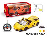 OBL10199698 - 1：12兰博基尼有顶遥控车开四门（配小方向盘遥控器用2粒AA不包，6V700毫安充电电池组,充电器2脚圆）