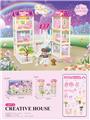 OBL10200140 - DIY别墅配6寸芭比双灯光包电AG13*4