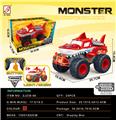 OBL10201002 - 声光音乐鲨鱼惯性车（三键）                展示盒