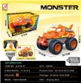 OBL10201003 - 声光音乐三角龙惯性车（三键）             展示盒