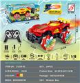 OBL10201015 - 2.4G蜘蛛9通喷雾怪兽遥控车1:16        车轮带灯                            开窗盒