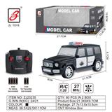 OBL10201119 - 四通阿文遥控警车1:20(奔驰大G)                  开窗盒