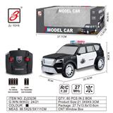 OBL10201120 - 四通阿文遥控警车1:20（尼桑）                开窗盒