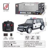 OBL10201121 - 四通阿文遥控警车1:20（丰田LC76)                开窗盒