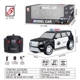 OBL10201132 - 四通阿文遥控警车1:20(尼桑）                      开窗盒