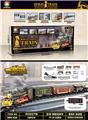 OBL10201321 - 古典蒸汽充电轨道火车（火车仿真声、带灯光、带喷雾）