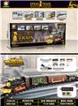 OBL10201322 - 古典蒸汽电动轨道火车（火车仿真声、带灯光、带喷雾）