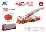 OBL10201389 - 2.4G小消防梯车（带仿真声-灯光+前进/后退