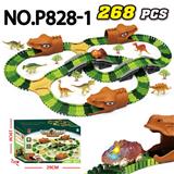 OBL10201669 - 电动恐龙拼装轨道车268PCS