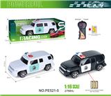 OBL10202556 - 27MHz 1:16二通丰田酷路泽仿真遥控警车（不包电）