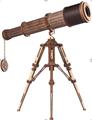 OBL10203663 - 木质DIY拼装模型，单筒望远镜
