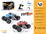 OBL10208100 - 枪型1:16丰田皮卡/悍马皮卡混装移印攀爬车（包电）