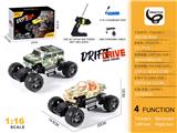OBL10208108 - 枪型1:16悍马吉普/道奇混装迷彩攀爬车（包电）