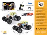 OBL10208116 - 枪型1:16吉普/牧马人混装涂鸦水转印攀爬车（包电）