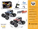OBL10208130 - 枪型1:16合金牧马人攀爬车（包电）
