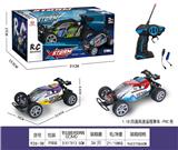 OBL10208954 - 1:18包电四通高速遥控赛车/PVC壳（两色混装）