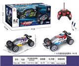 OBL10208956 - 1:18包电四通高速遥控赛车/PVC壳（两色混装）