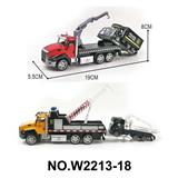 OBL10211531 - 合金回力救援车带救援车仔