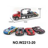 OBL10211534 - 合金回力救援车带铁皮车仔