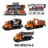 OBL10211544 - 1:64合金回力小工程车