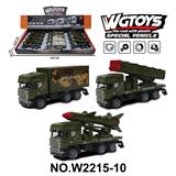 OBL10211554 - 1:64合金回力小军事车欧式车头