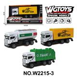 OBL10211556 - 1:64合金回力小运输车欧式车头