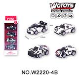 OBL10211599 - 合金Q版回力跑车四款混4只/条盒