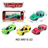 OBL10211629 - 1:36合金回力老兰博基尼（红/绿）老捷豹（黄/绿）