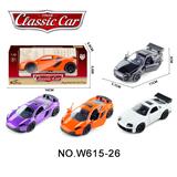 OBL10211637 - 1:36合金回力迈凯伦（橙/紫）速霸（白/黑）