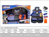 OBL10211738 - 黑色厚款软弹战术背心套装