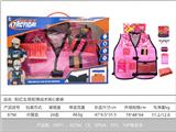 OBL10211760 - 粉红女孩软弹战术背心套装