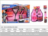 OBL10211761 - 粉红女孩软弹战术背心套装