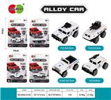 OBL10212034 - 合金滑行白色警车