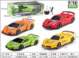 OBL10213386 - 1：16四通遥控车4款，包电