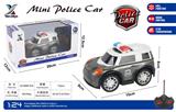 OBL10214773 - Q版两通遥控警车/单色/不包电
