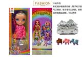 OBL10217437 - 高端冬天系列  16寸硬吹瓶带灯光音乐主题曲Rainbow high惊喜彩虹高中带溜冰鞋、彩虹大手提包，衣服是抗寒雪花衣服