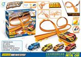 OBL10218537 - DIY桌游高速回力百变轨道车36PCS