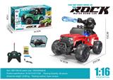 OBL10221829 - 1:16五通牧马人越野打水弹遥控车带灯光包电