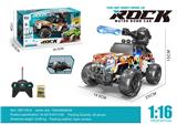 OBL10221836 - 1:16五通涂鸦牧马人越野打水弹遥控车带灯光不包电