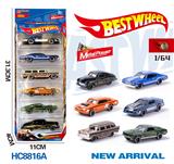 OBL10223952 - 1:64合金车(赛车,老爷车,跑车)6只盒装