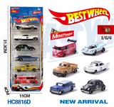 OBL10223955 - 1:64合金车(赛车,老爷车,跑车)6只盒装