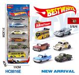 OBL10223956 - 1:64合金车(赛车,老爷车,跑车)6只盒装