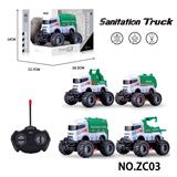 OBL10224314 - 四通带灯光可活动配件环保车  （27Mhz不包电）