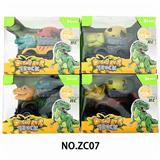 OBL10224317 - 四通带灯光恐龙蛋车（27Mhz不包电）