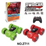 OBL10224398 - 2.4G不包电
双面翻斗特技车（带灯光音乐）
