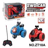 OBL10224409 - 27Mhz五轮灯光特技车
（包电）