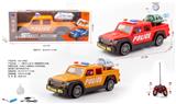 OBL10226046 - 1：16牧马人皮卡六通喷雾带灯光遥控警车包电（车身3.7V锂电池+USB充电线，遥控器二粒5号电池不包）