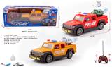 OBL10226068 - 1：16牧马人皮卡六通喷雾带灯光遥控警车包电（车身3.7V锂电池+USB充电线，遥控器二粒5号电池不包）
